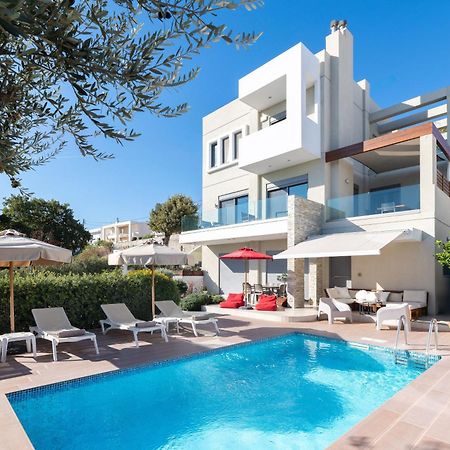 Terpsis Pool Villa Asgourou Extérieur photo