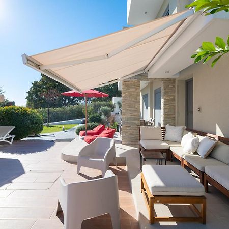 Terpsis Pool Villa Asgourou Extérieur photo