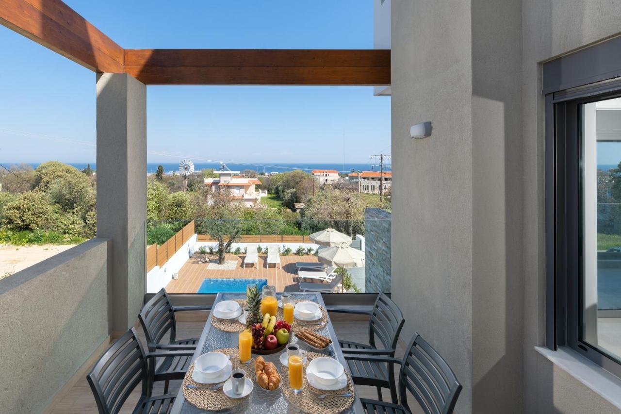 Terpsis Pool Villa Asgourou Extérieur photo